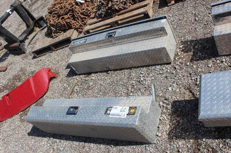 lot 77 image: Northern Tool Company Saddlebag Truck Bed Tool Boxes