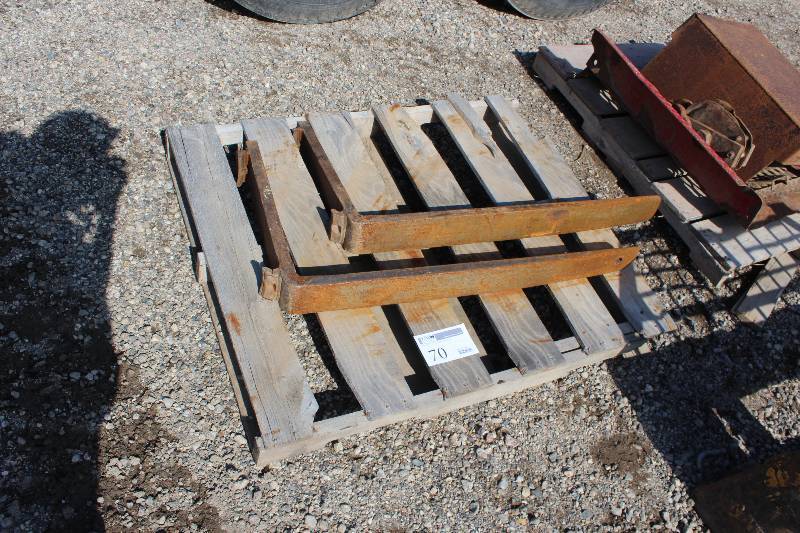 lot 70 image: Set of 39in. Bobcat Forks