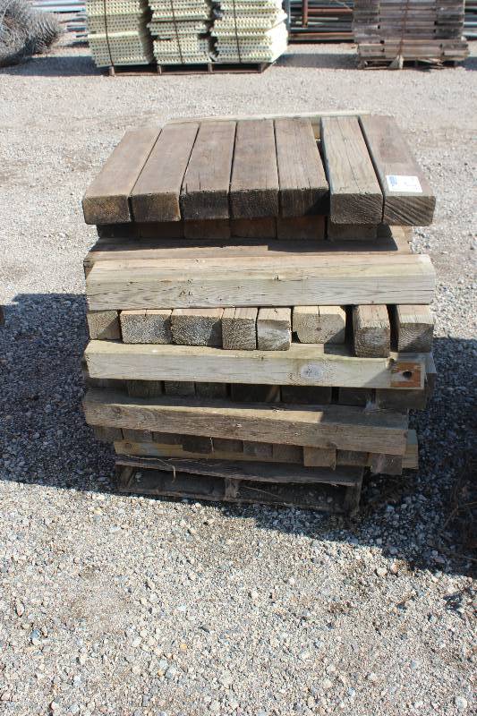 lot 117 image: Lot of (84) 4x6 Treated Boards