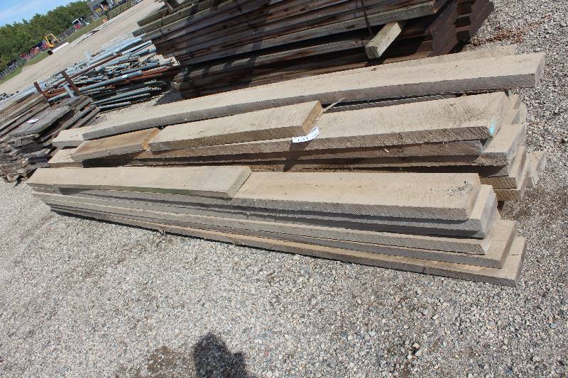 lot 131 image: Lot of (29) Rough-Sawn Oak Lumber Boards