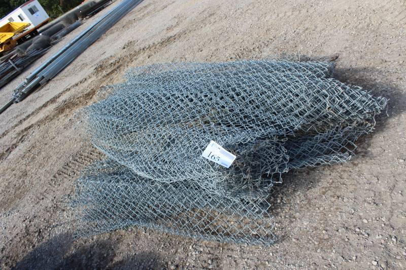 lot 165 image: Lot of (Approximately 75) Lineal Feet 7ft. Chain Link Fencing