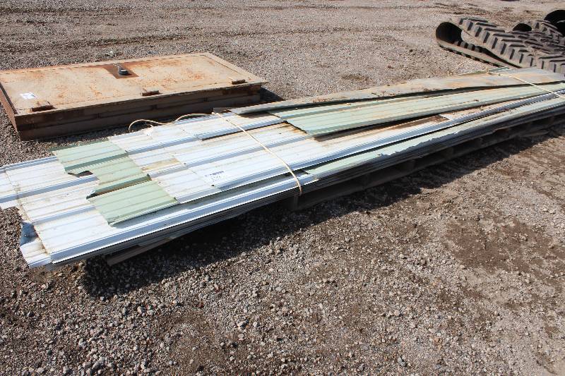lot 170 image: Lot of (252) Lineal Feet of Steel Siding