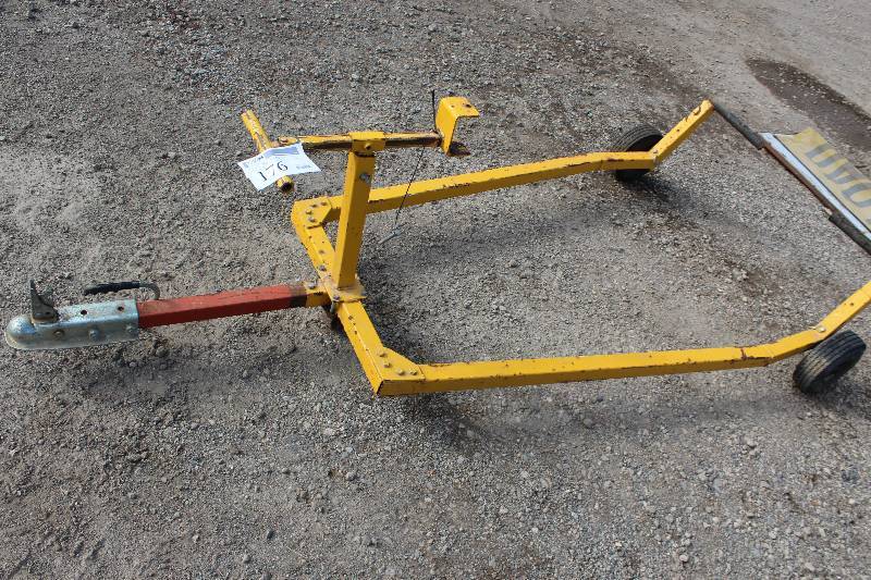 lot 176 image: Snowmobile Dolly w 28in. Hitch Neck, 2in. Ball