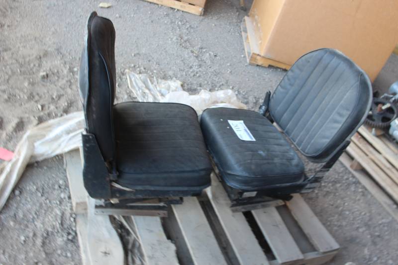 lot 201 image: Pair of Bostrom Viking T-Bar Commercial Truck Seats