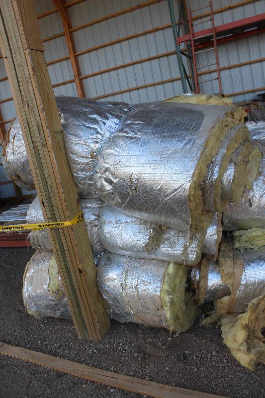 lot 204 image: Lot of (10) Rolls of Foil-Face Insulation