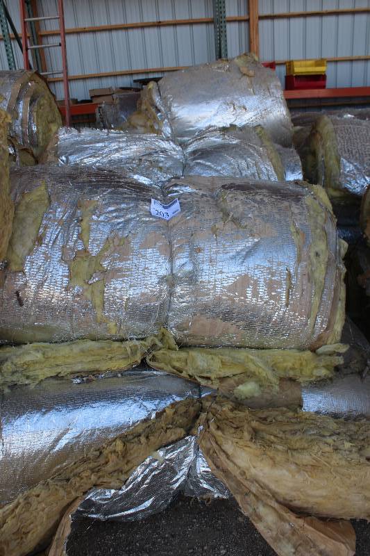 lot 203 image: Lot of (10) Rolls of Foil-Face Insulation