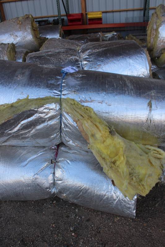 lot 205 image: Lot of (10) Rolls of Foil-Face Insulation