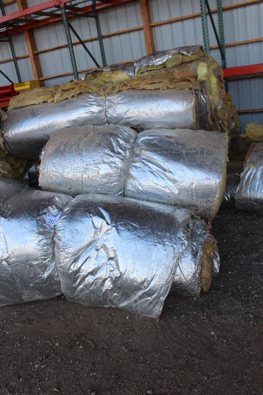 lot 207 image: Lot of (10) Rolls of Foil-Face Insulation