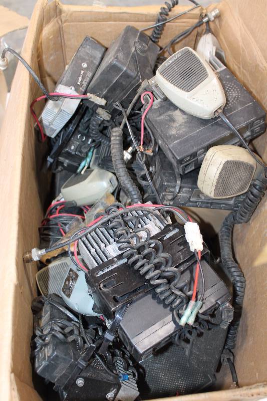 lot 261 image: Box Lot of Truck Radios, Microphones