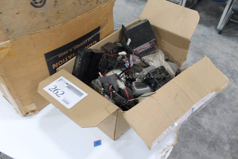 lot 262 image: Box Lot of Truck Radios, Microphones
