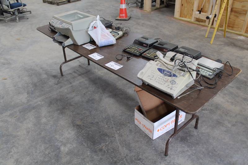 lot 264 image: Lot of (2) Folding Conference Tables