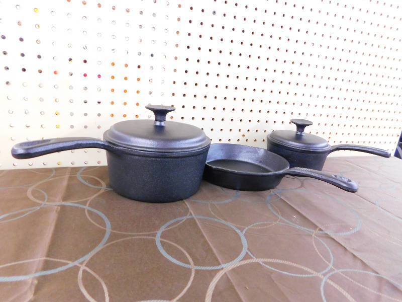 5pc Chefs Mark Cast Iron, MSRP $79.99