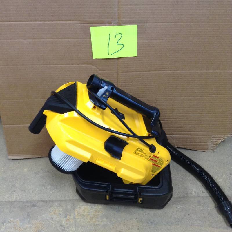 lot 13 image: DEWALT 2-gal. Max CordlessCorded WetDry Vacuum MSRP $119 Never used