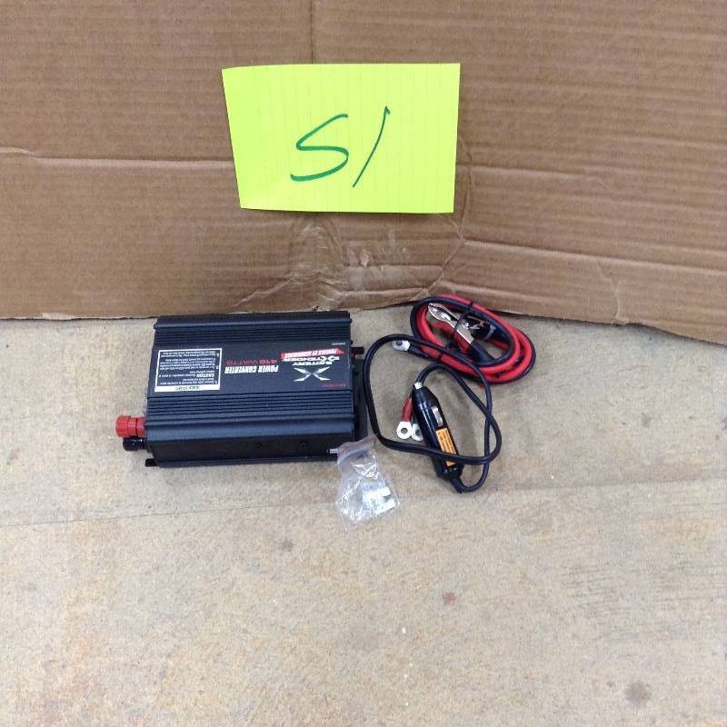 lot 51 image: never used Schumacher 12-Volt, 410-Watt Power Converter