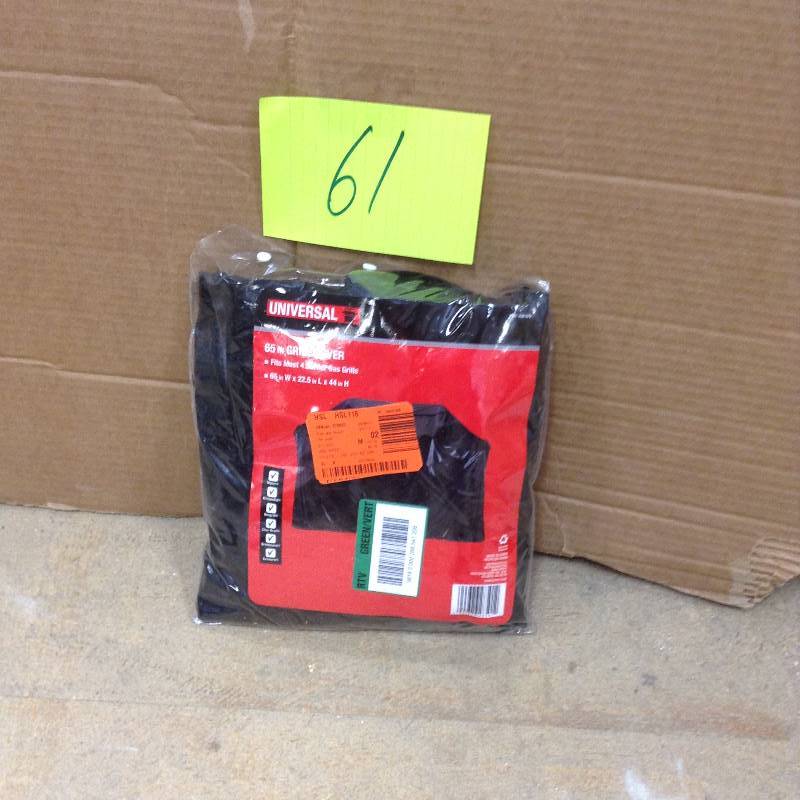 lot 61 image: never used Universal 65 in. Grill Cover