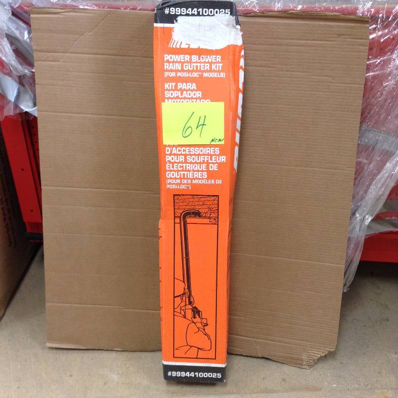 lot 64 image: never used ECHO Rain Gutter Cleaning Kit