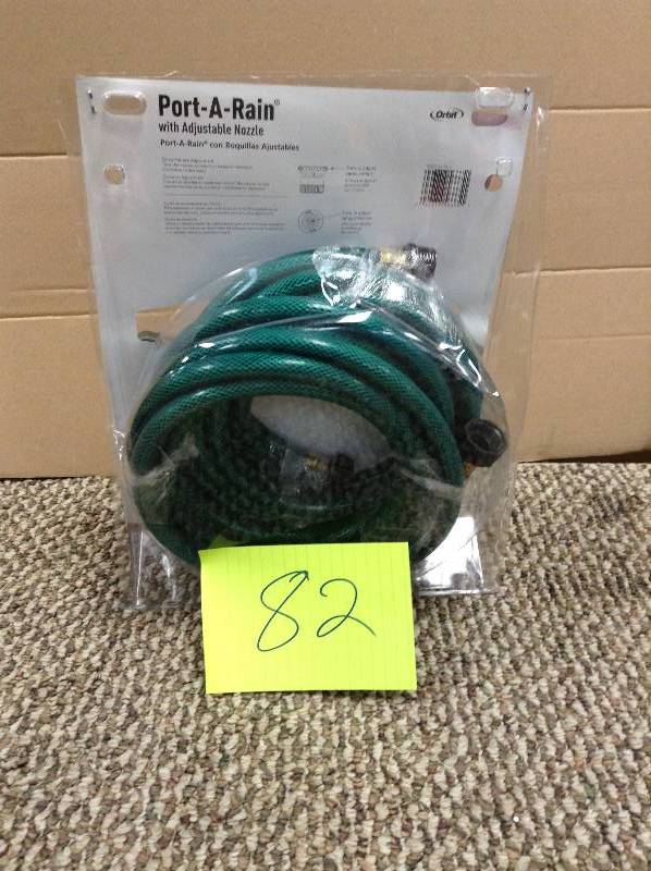 lot 82 image: never used Orbit Port a rain hose