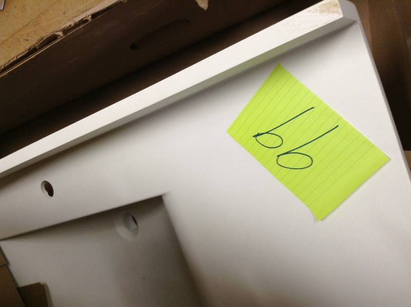 lot 99 image: msrp $229 never used Swan Contour 43 in. Solid-Surface Vanity Top in White with White Basin