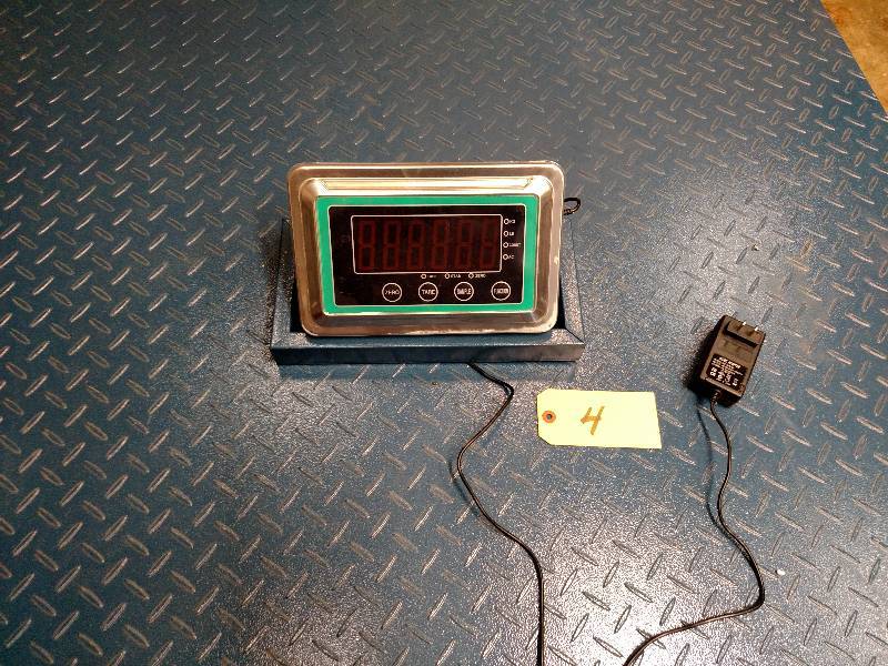 lot 4 image: Pallet Scale, 10,000 lb. Capacity, ...