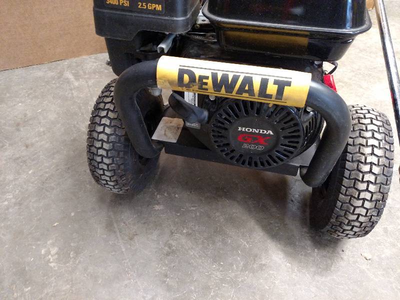 lot 12 image: Dewalt 3400 PSI Pressure Washer, Ho...