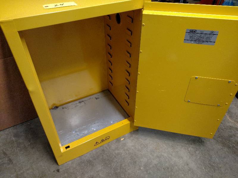 lot 24 image: Edsal Flammable Cabinet, New...