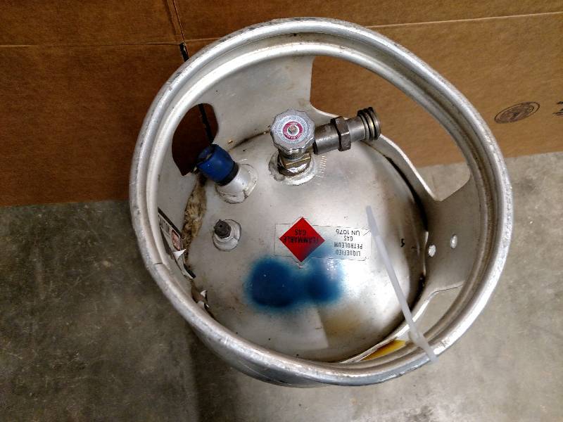 lot 45 image: Aluminum Forklift LP Tank...