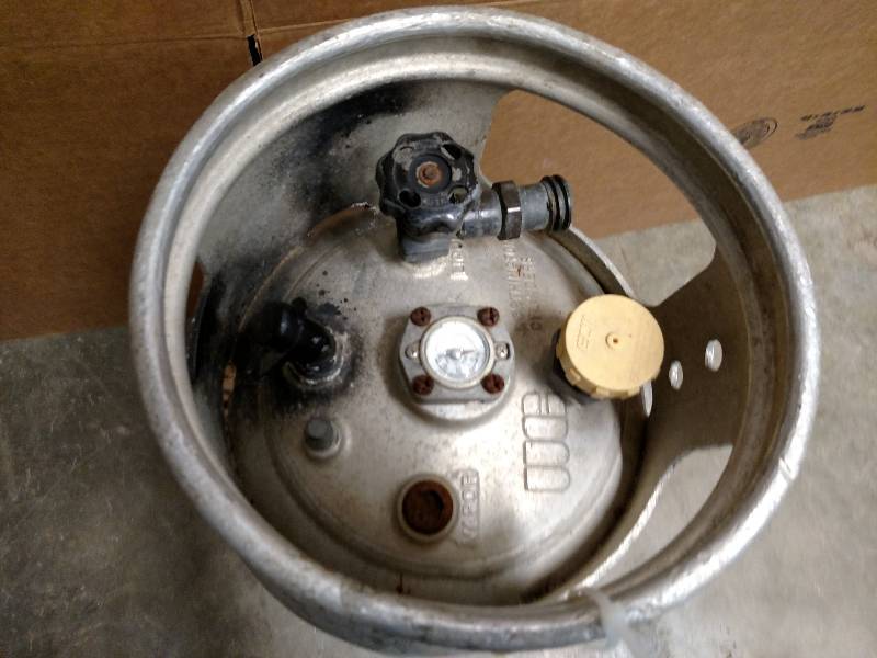 lot 46 image: Aluminum Forklift LP Tank...