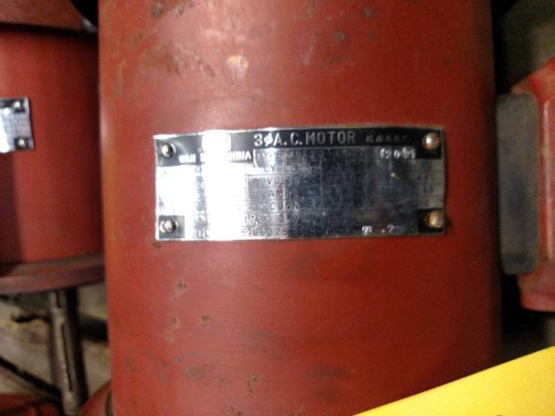 lot 54 image: JHL C-Flange 3 hp Motor, 3 phase, f...