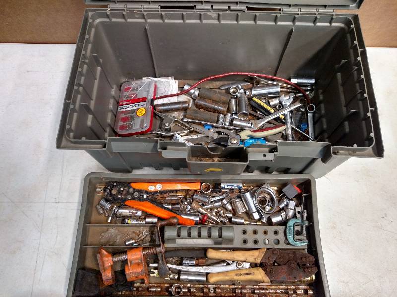 lot 99 image: Toolbox with Tools...