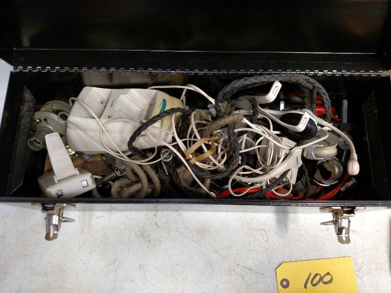 lot 100 image: (2) Toolboxes with Misc....