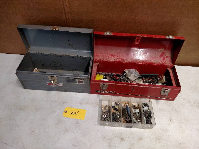 lot 101 image: (2) Toolboxes with Misc....