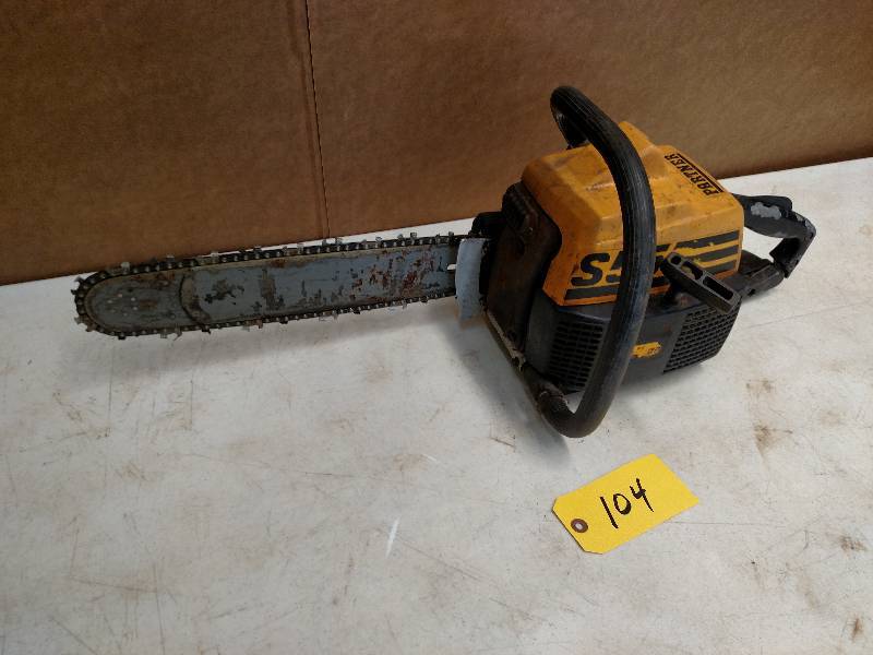 Partner S55 16" Chainsaw, Has Compr... Mike's Machinery Moving