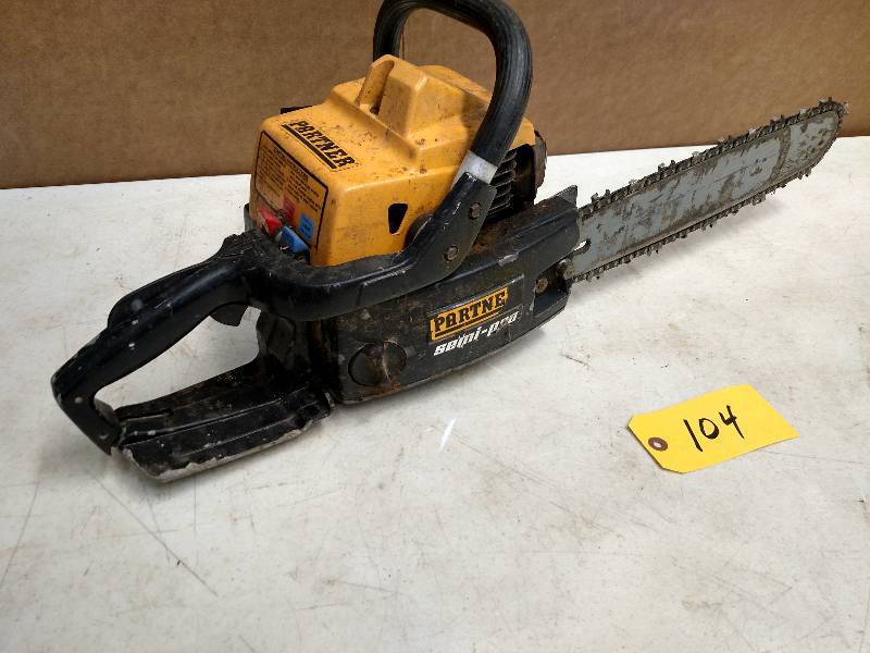 Partner S55 16" Chainsaw, Has Compr... Mike's Machinery Moving