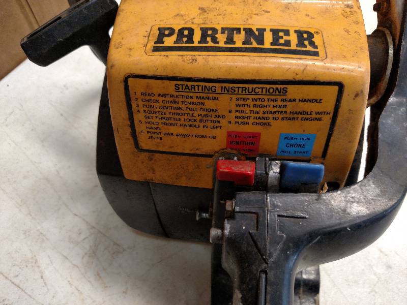 Partner S55 16" Chainsaw, Has Compr... Mike's Machinery Moving