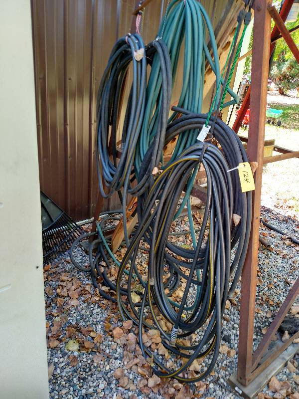 lot 124 image: Asstd Water Hoses...