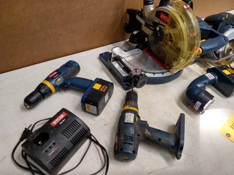 lot 146 image: Asstd Ryobi 18 Volt Tools, Works...