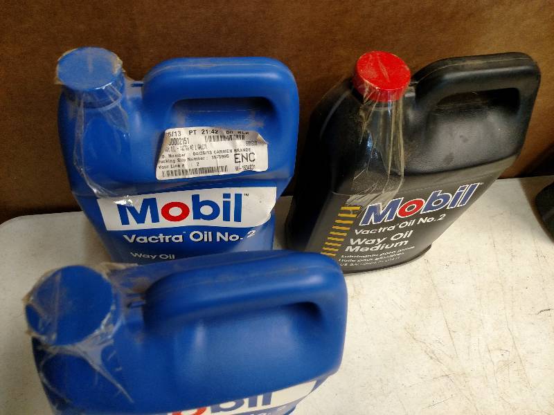 lot 189 image: (3) Mobil  1 Gallon Way Oil...