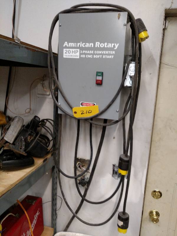 lot 210 image: American RotaryGentec 20 hp. Rotar...