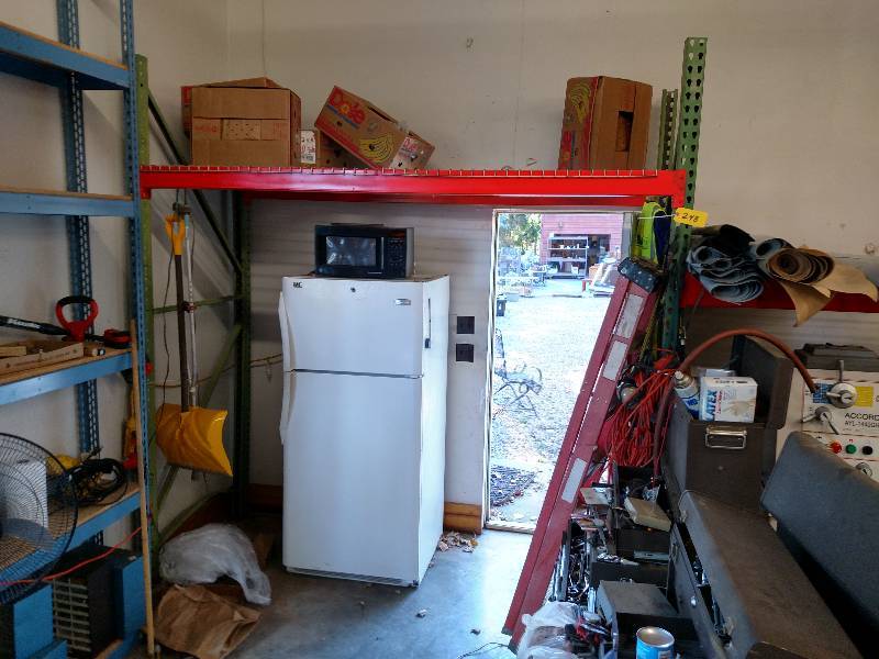 lot 248 image: Tear Drop Pallet Racking Including ...