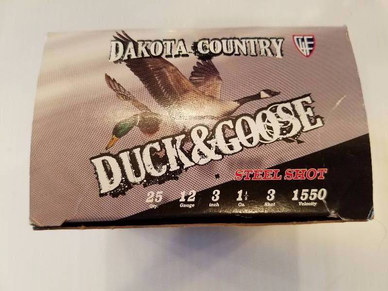 lot 23 image: Duck & Goose Steel Shot 12 GA. 3 1 18 oz.