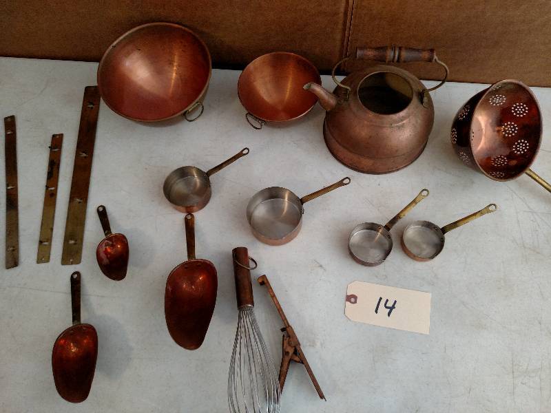 lot 14 image: Asstd Copper Collectibles...