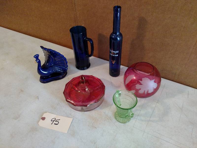 lot 95 image: Asstd Colored Glassware...
