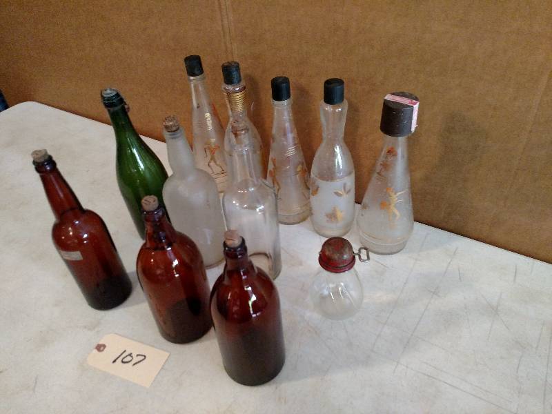lot 107 image: Vintage Bottles...