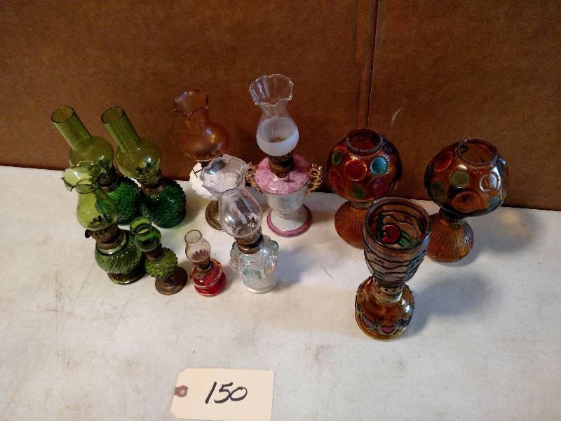 lot 150 image: Asstd Oil Lamps...