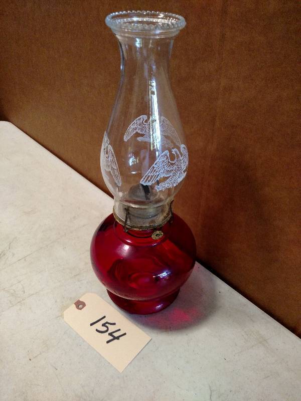 lot 154 image: Oil Lamp...