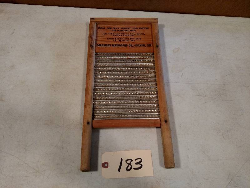 lot 183 image: Washboard, 10...