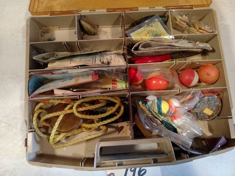 lot 196 image: Tacklebox with Asstd Tackle...