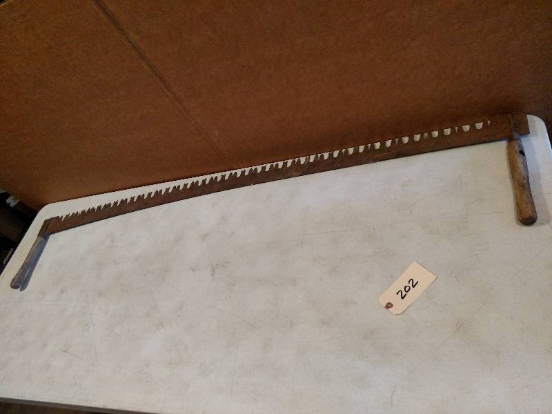 lot 202 image: Vintage Two Man Saw