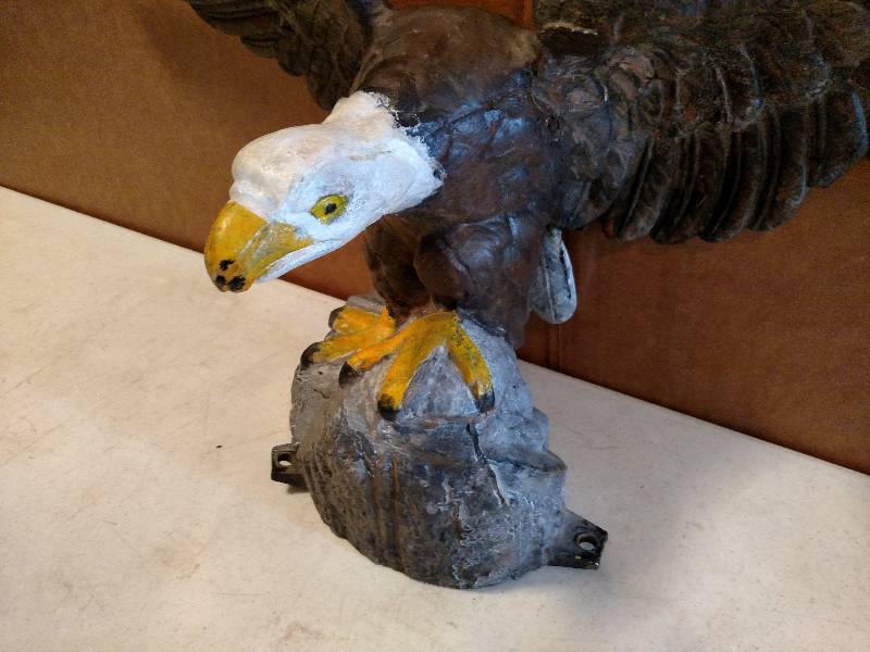 lot 8 image: Cast Iron Eagle, 30...