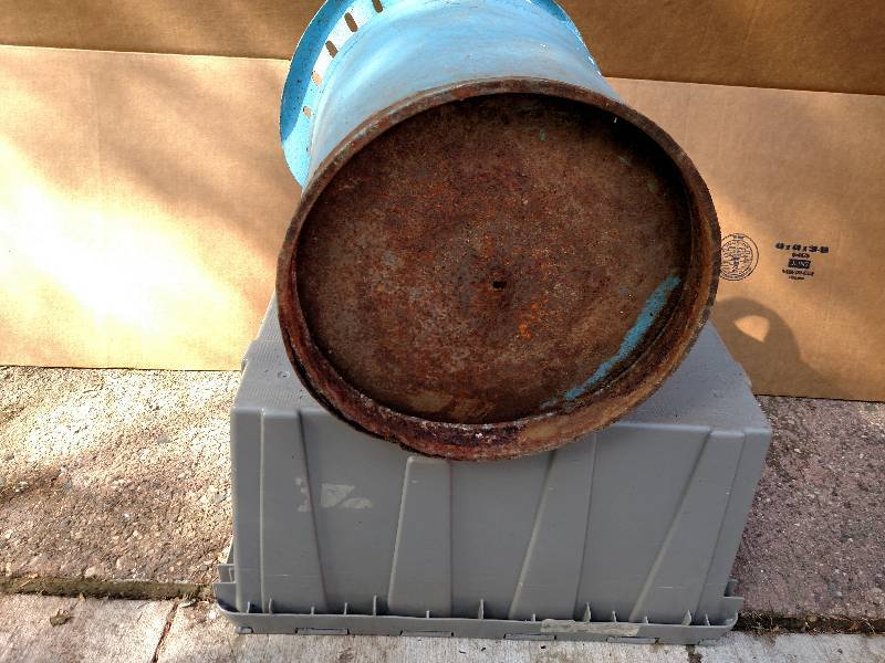lot 216 image: Milk Can with Seat...